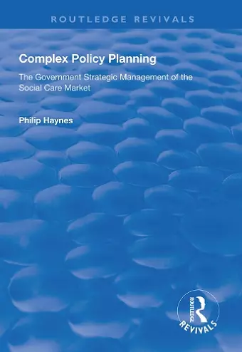 Complex Policy Planning cover