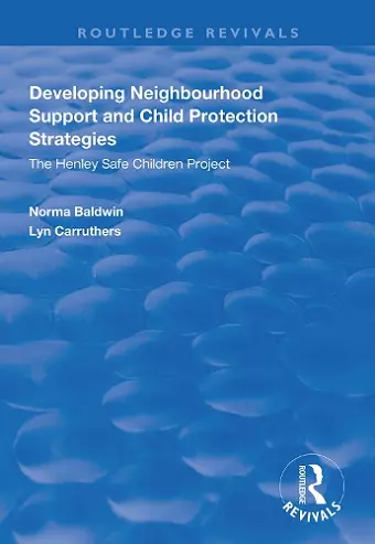 Developing Neighbourhood Support and Child Protection Strategies cover