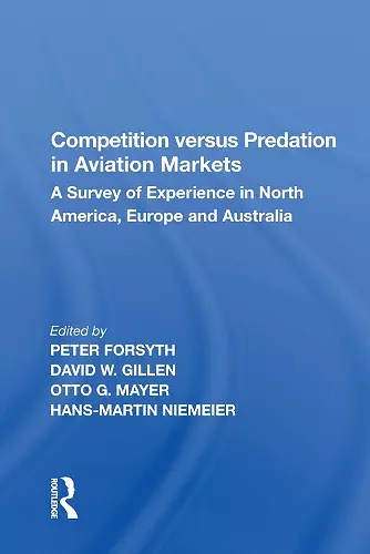 Competition versus Predation in Aviation Markets cover