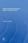 Cultural Autonomy, Minority Rights and Globalization cover