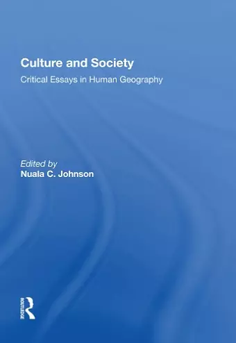 Culture and Society cover