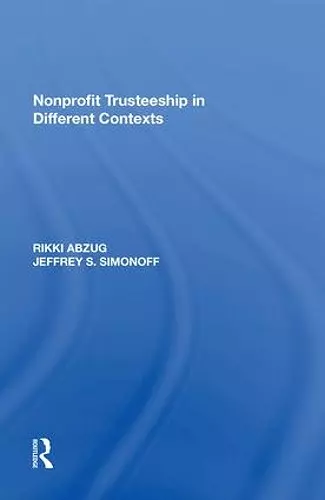 Nonprofit Trusteeship in Different Contexts cover