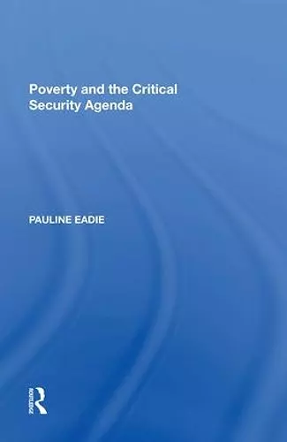 Poverty and the Critical Security Agenda cover