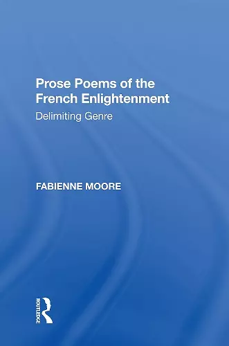 Prose Poems of the French Enlightenment cover