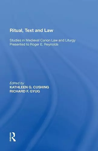 Ritual, Text and Law cover