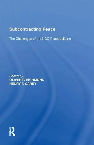 Subcontracting Peace cover