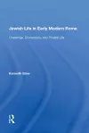 Jewish Life in Early Modern Rome cover