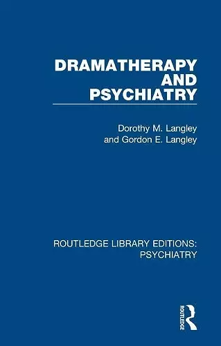 Dramatherapy and Psychiatry cover