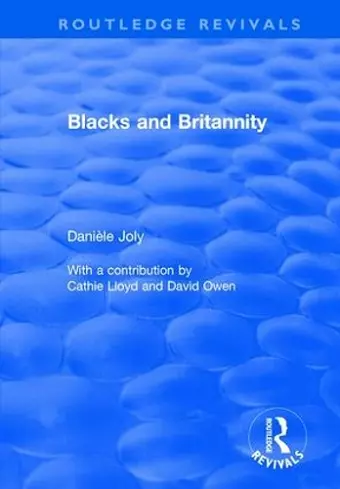 Blacks and Britannity cover