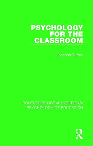 Psychology for the Classroom cover