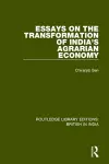 Essays on the Transformation of India's Agrarian Economy cover