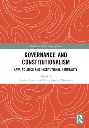 Governance and Constitutionalism cover