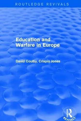 Education and Warfare in Europe cover