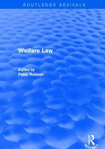 Welfare Law cover