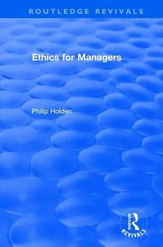 Ethics for Managers cover