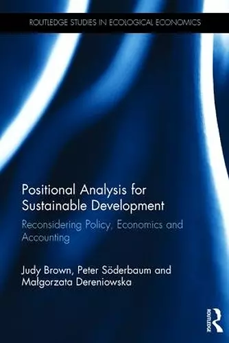 Positional Analysis for Sustainable Development cover