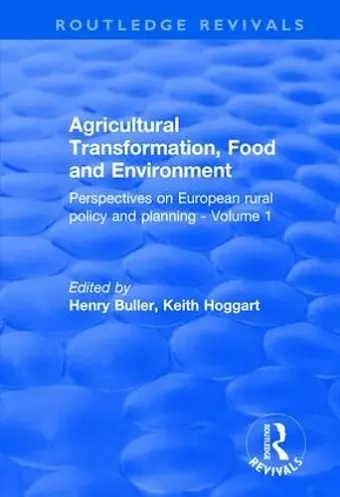 Agricultural Transformation, Food and Environment cover