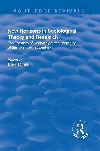 New Horizons in Sociological Theory and Research cover