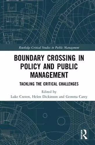 Crossing Boundaries in Public Policy and Management cover