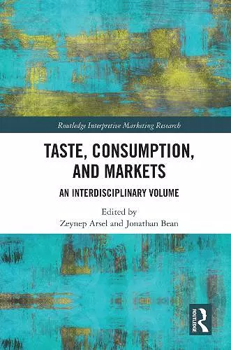 Taste, Consumption and Markets cover