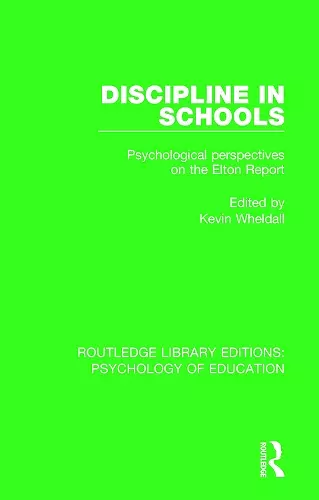 Discipline in Schools cover