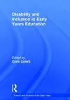 Disability and Inclusion in Early Years Education cover