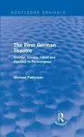 The First German Theatre (Routledge Revivals) cover