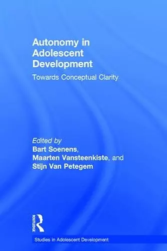 Autonomy in Adolescent Development cover