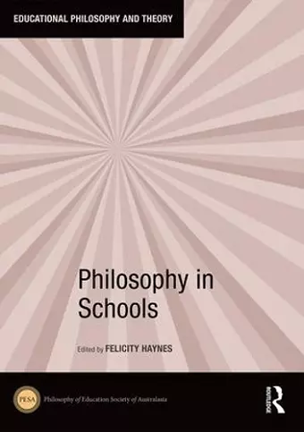 Philosophy in Schools cover