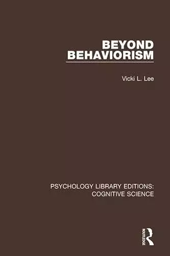 Beyond Behaviorism cover