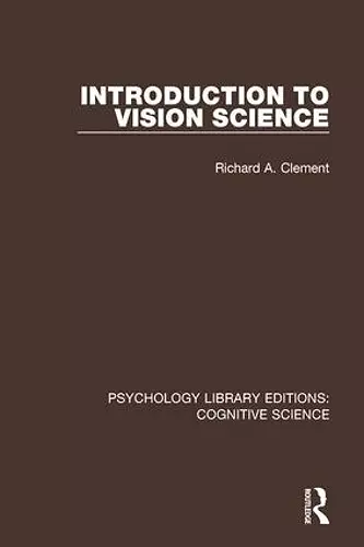 Introduction to Vision Science cover