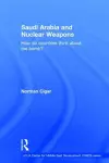 Saudi Arabia and Nuclear Weapons cover