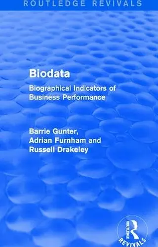 Biodata (Routledge Revivals) cover