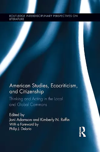 American Studies, Ecocriticism, and Citizenship cover