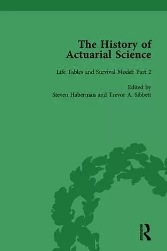 The History of Actuarial Science Vol II cover