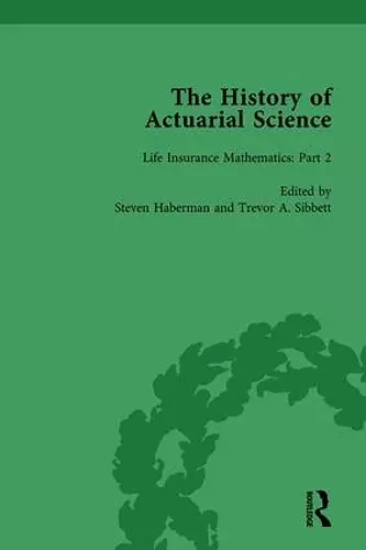 The History of Actuarial Science Vol IV cover