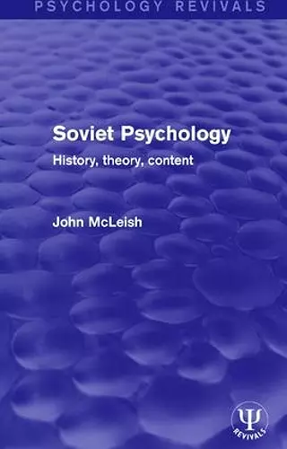 Soviet Psychology cover