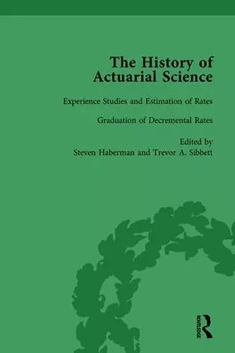 The History of Actuarial Science Vol X cover