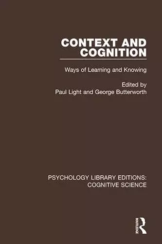 Context and Cognition cover