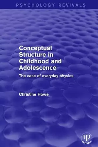 Conceptual Structure in Childhood and Adolescence cover