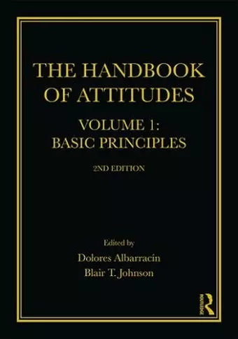 The Handbook of Attitudes, Volume 1: Basic Principles cover