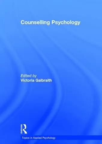 Counselling Psychology cover