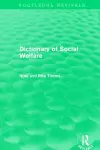 Dictionary of Social Welfare cover