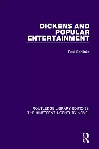 Dickens and Popular Entertainment cover