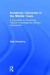 Academic Literacies in the Middle Years cover