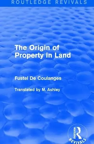 The Origin of Property in Land cover