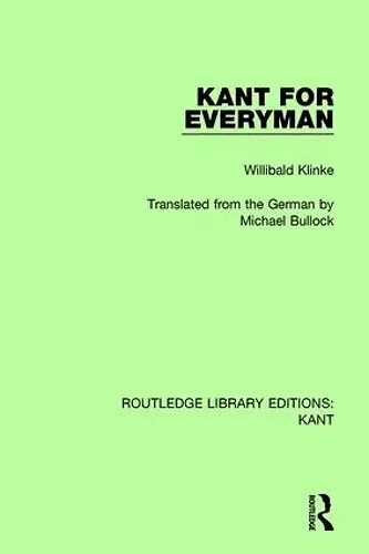 Kant for Everyman cover