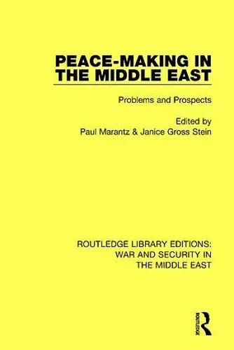 Peacemaking in the Middle East cover