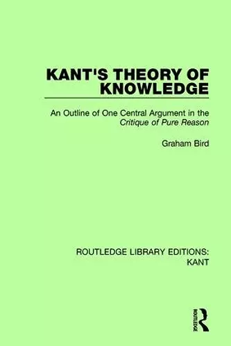 Kant's Theory of Knowledge cover