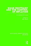 Wage Restraint and the Control of Inflation cover